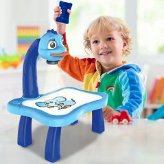 Kinderzeichenprojektor - Zeichentisch mit Lampe und Melodien