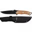 Coltello da esterno con manico in bambù 25 cm