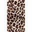 Strandtuch mit Leopardenmuster 100 x 180 cm