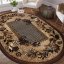 Oválný vintage koberec elegantní hnědé barvy - Rozměr koberce: Šířka: 80 cm | Délka: 150 cm