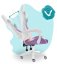 Scaun gaming pentru copii Rainbow culoare pastel