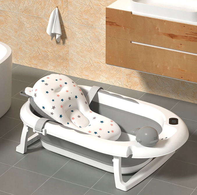 Összecsukható babakád VAIANA PREMIUM párnával - több színben