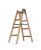Scala in legno a due pezzi 2 x 4 con capacità di carico di 150 kg