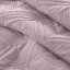 Ružový prehoz na postel s cik-cak vzorom