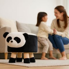 Dětský taburet s motivem pandy