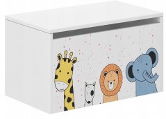 Otroška škatla za shranjevanje, živali, 40x40x69 cm