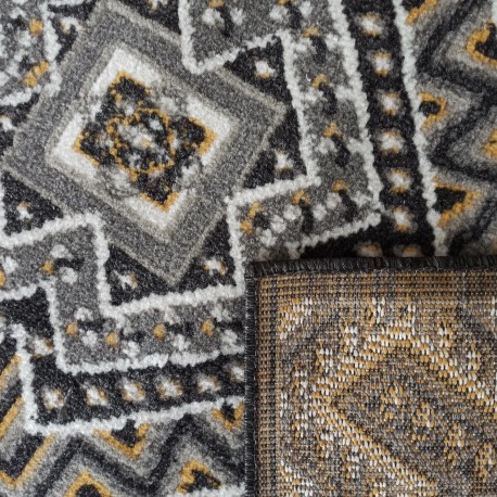 Дизайнерски килим с шарка на ацтек - Размер на килима: Широчина: 160 см | Дължина: 220 см