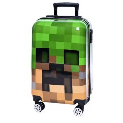 Troller de călătorie copii Minecraft pe roți cu cifru