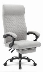 Scaun de birou ergonomic HC-1030, cu șezut cu arc și capacitate de încărcare de 120 kg – gri