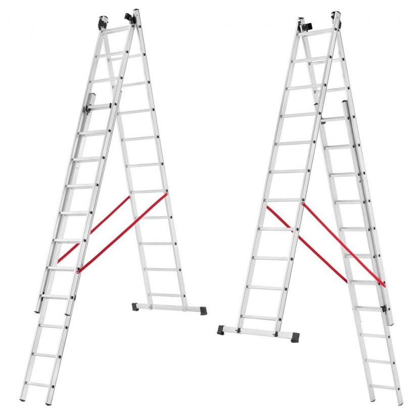 Trojdielny multifunkčný rebrík 3x11