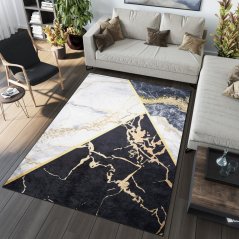 Отличителен килим с тъмна тенденция и противоплъзгащо покритие