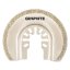 Semi-round blade for ceramics, 65 mm, electroplated with diamond grit 56H063 GRAPHITE