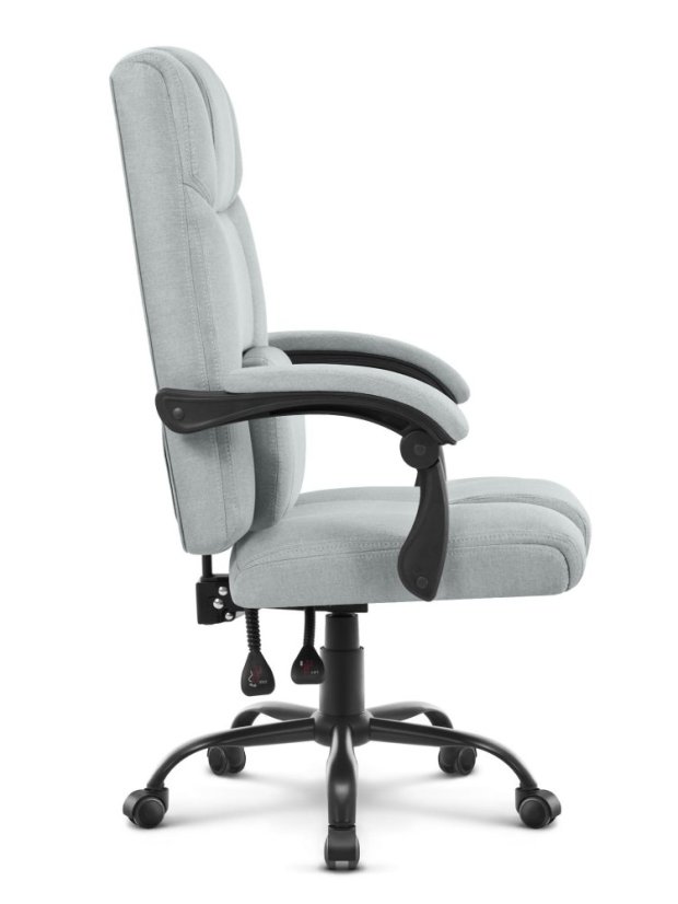 Ergonomska uredska stolica CABRO C505 do 150 kg siva