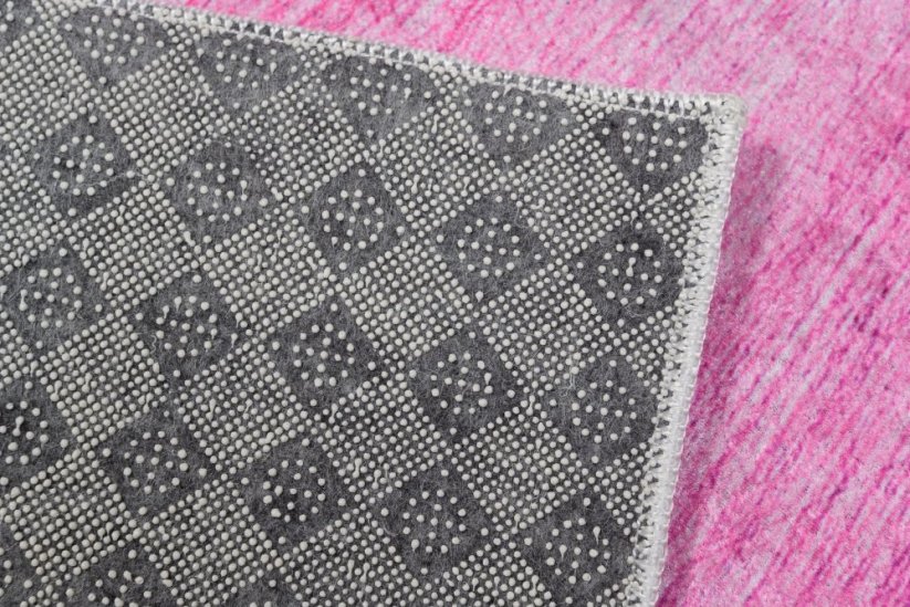 Modro-ružový abstraktný trendový koberec