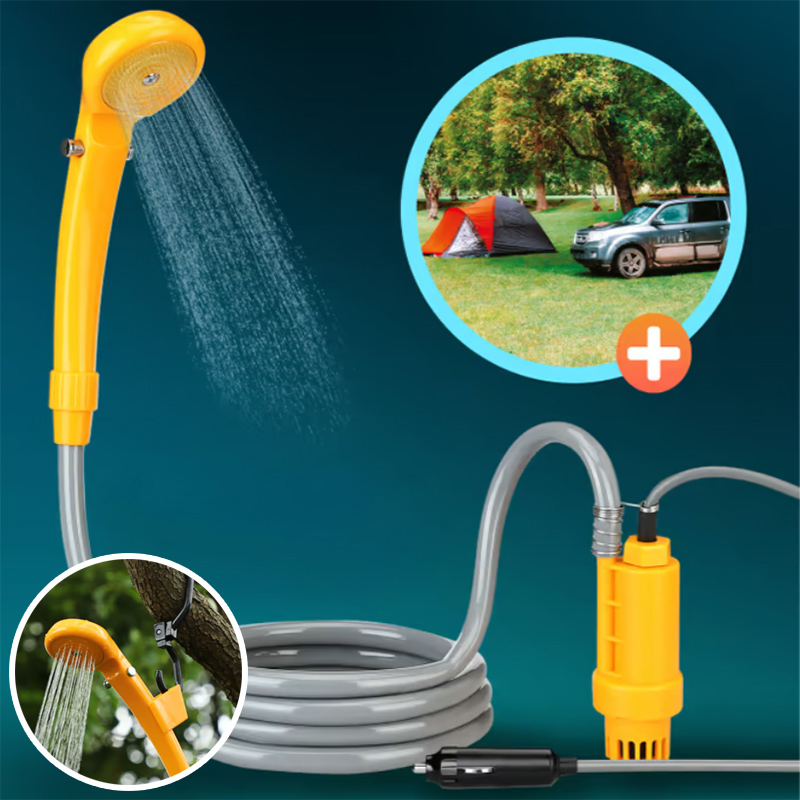 Tragbare Campingdusche - 12V