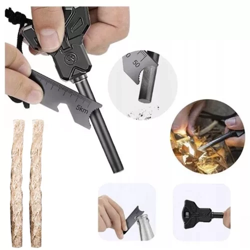 Survival Kit 32 in 1 mit wasserdichtem Koffer