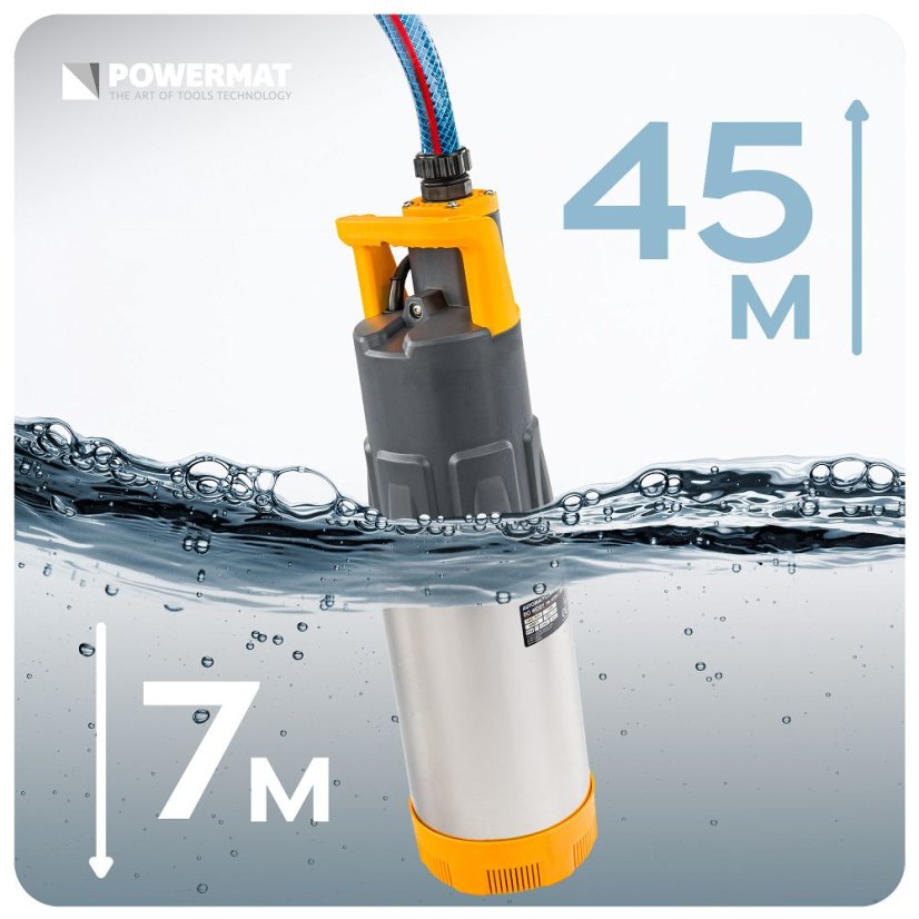 Automata merülő vízszivattyú 1100 W - 6000 l/h