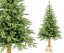Moderní vánoční stromeček s kmenem a výškou 220 cm