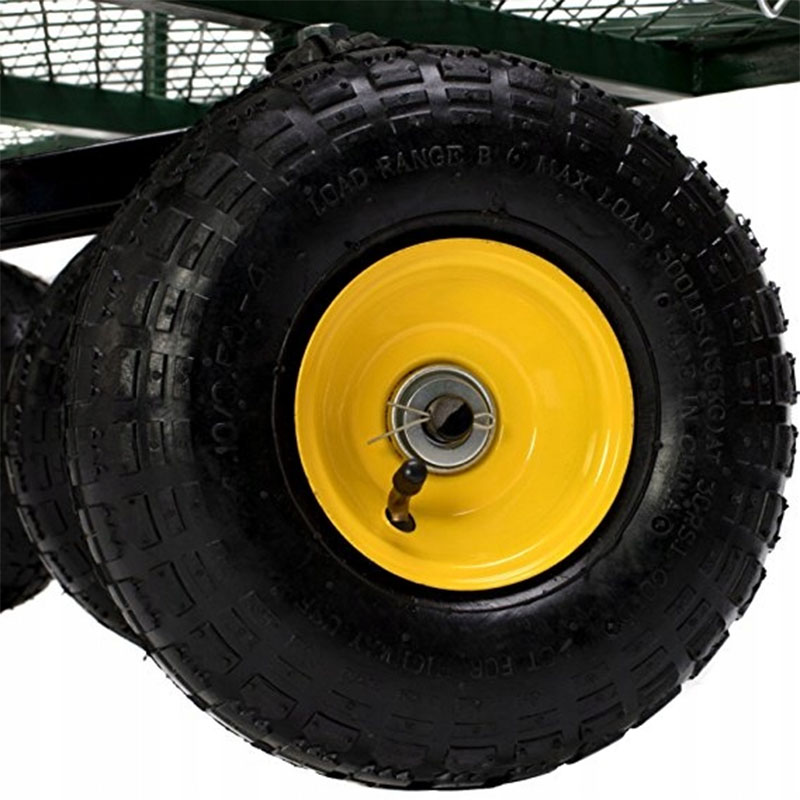 Praktický sklápací záhradný vozík 3v1 na nafukovacích kolesách