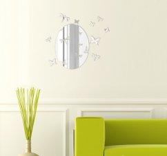 Oglindă decorativă de perete cu fluturi