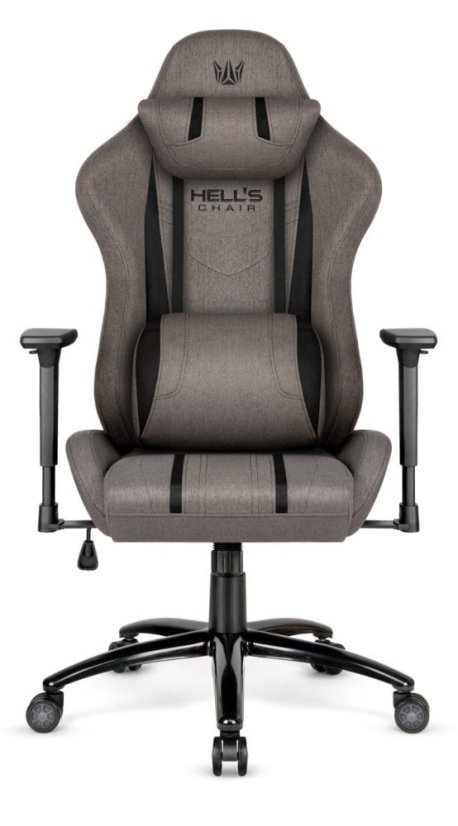 Ergonomski igralni stol HC-1013 - siva prevleka iz kakovostne tkanine