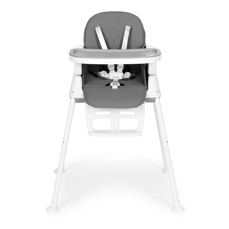 Dětská židlička na krmení 3v1 skládací ECOTOYS GRAY