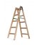 Drevený dvojdielny rebrík 2 x 5 s nosnosťou 150 kg Drevený dvojdielny rebrík 2 x 5 s nosnosťou 150 kg
