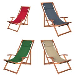 Sklopiva podesiva vrtna ležaljka od akacijevog drva