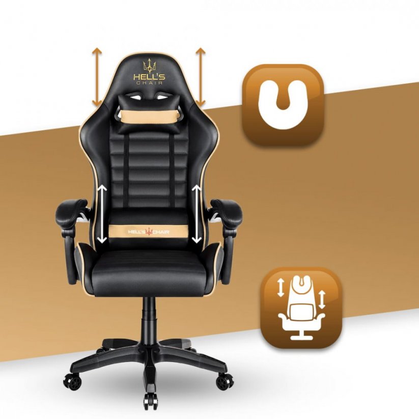Játékos szék HC-1003 Plus Gold