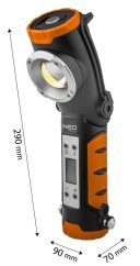 Kabellose Lampe 800 LM mit Kompressor 99-130 NEO TOOLS