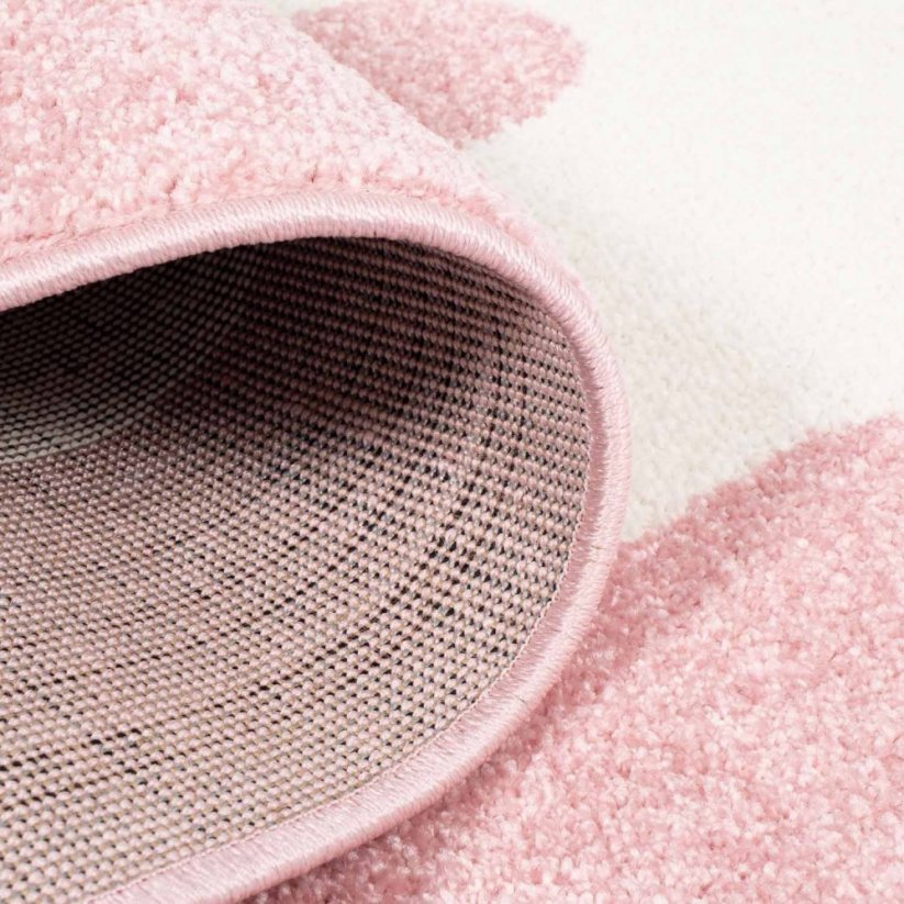 Sleeping Cloud entzückender rosafarbener Teppich für Mädchen