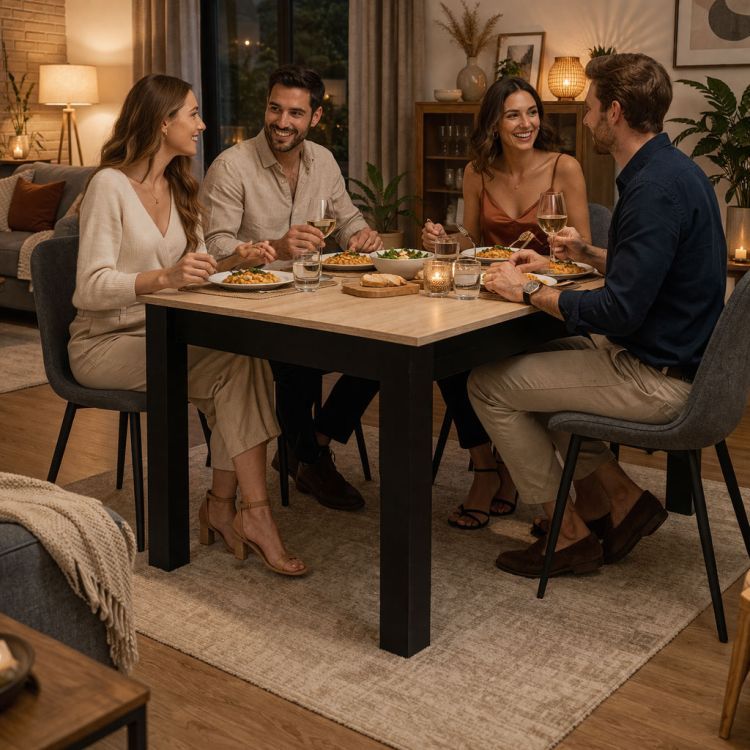 Kuchyňský a jídelní stůl 120 x 80 cm pro 4 osoby