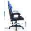 Геймърски стол HC-1004 син