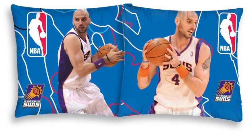NBA povlaky na polštáře modré barvy
