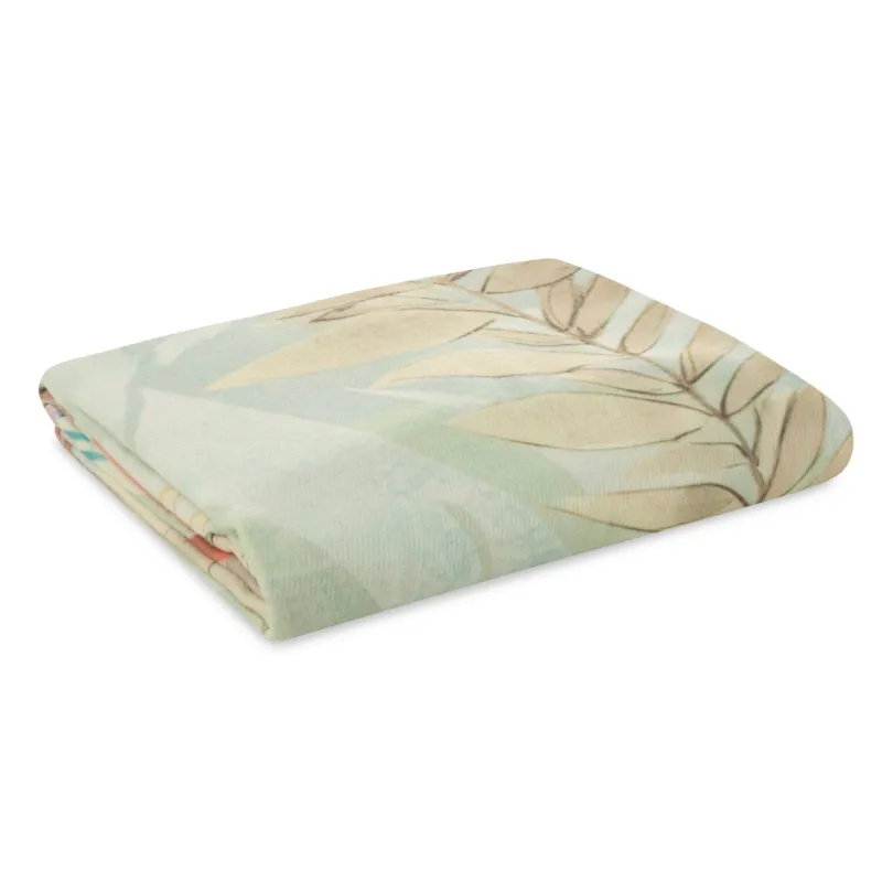 Luxusná akrylová deka s motívom tropických kvetov