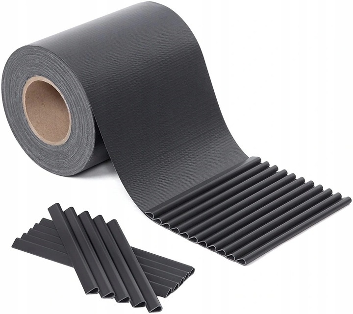 Krycia páska na plot s rozmermi 9 cm x 35 m - čierna 1ks