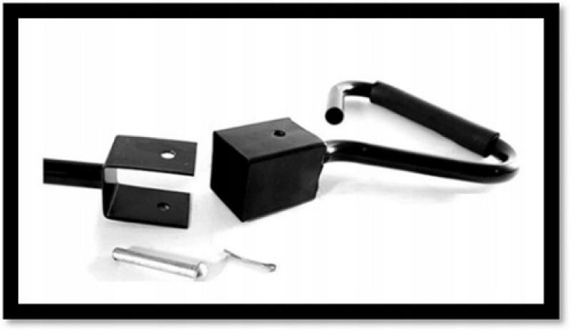 Praktický zahradní vozík 2v1 v černé barvě 