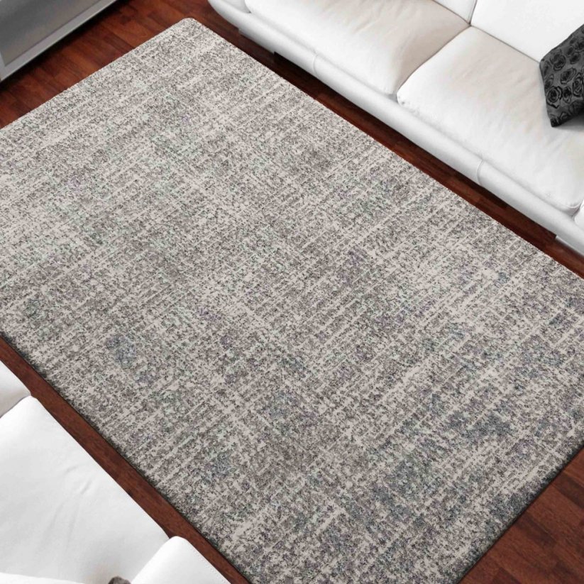 Minőségi szürke szőnyeg divatos kivitelben - Méret: Szélesség: 80 cm | Hossz: 150 cm