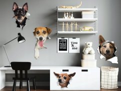 Autocolant de perete unic pentru iubitorii de câini