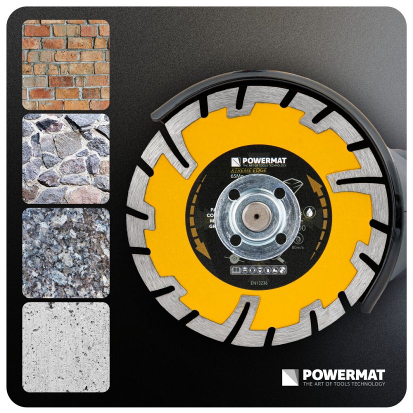Diamantový kotouč 125 mm na beton, žulu a kámen