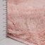 Prekrasan okrugli tepih puder ružičaste boje