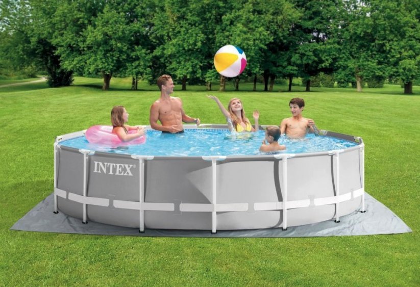 Obiteljski vrtni bazen s filtracijom i ljestvama 427 cm