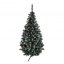 Weihnachtlicher schneebedeckter Tannenbaum mit Tannenzapfen 220 cm