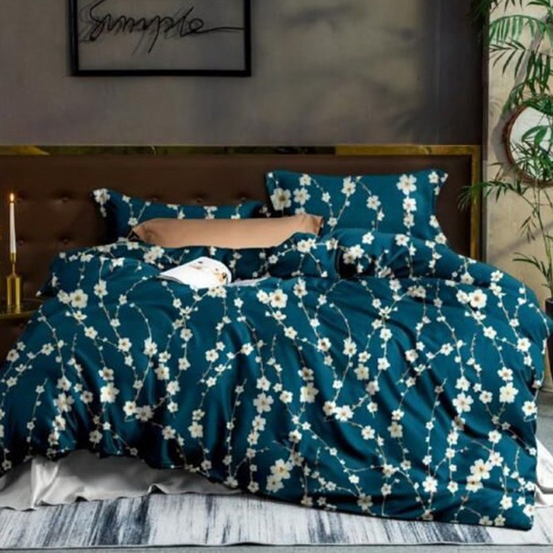 Luxusné kvetinové posteľné obliečky z mikrovlákna - Rozmer: 3 časti: 1ks 160 cmx200 + 2ks 70 cmx80
