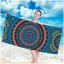 Plážová osuška s motivem barevné mandaly 100 x 180 cm