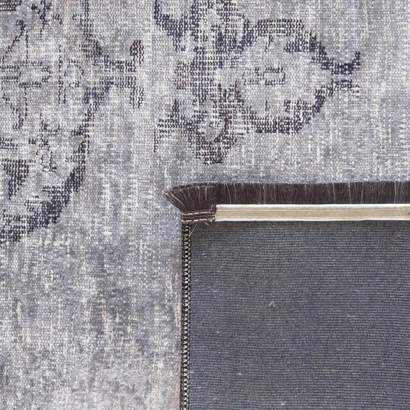 Szürke szőnyeg keleti mintával - Méret: Szélesség: 60 cm | Hossz: 100 cm