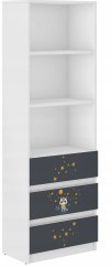 Regal für Kinderspielzeug mit Nachthimmel-Motiv 180x33x60 cm