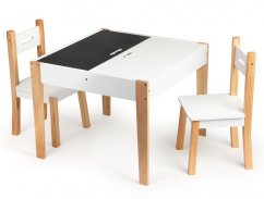 Многофункционална детска маса със столове