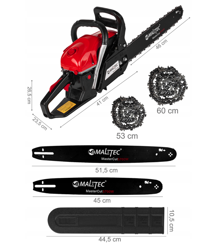 Benzinkettensäge MASTERCUT 5700W