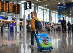 Valiză de călătorie pentru copii PAW PATROL 32 l